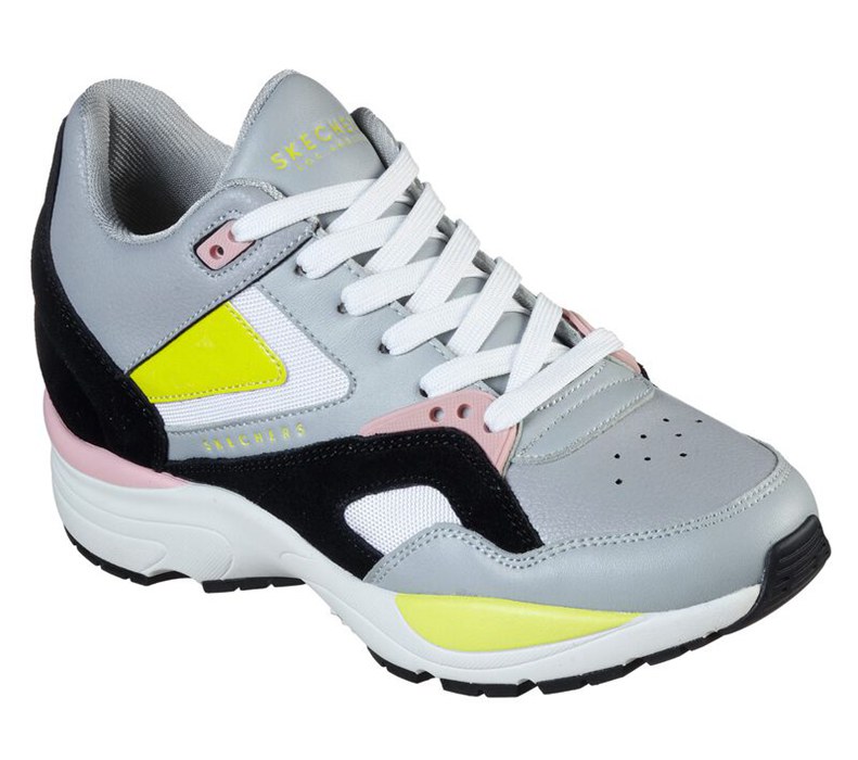 Skechers Essential - Lftd Lyf - Womens Sneakers Grey/Multicolor [AU-RE4841]